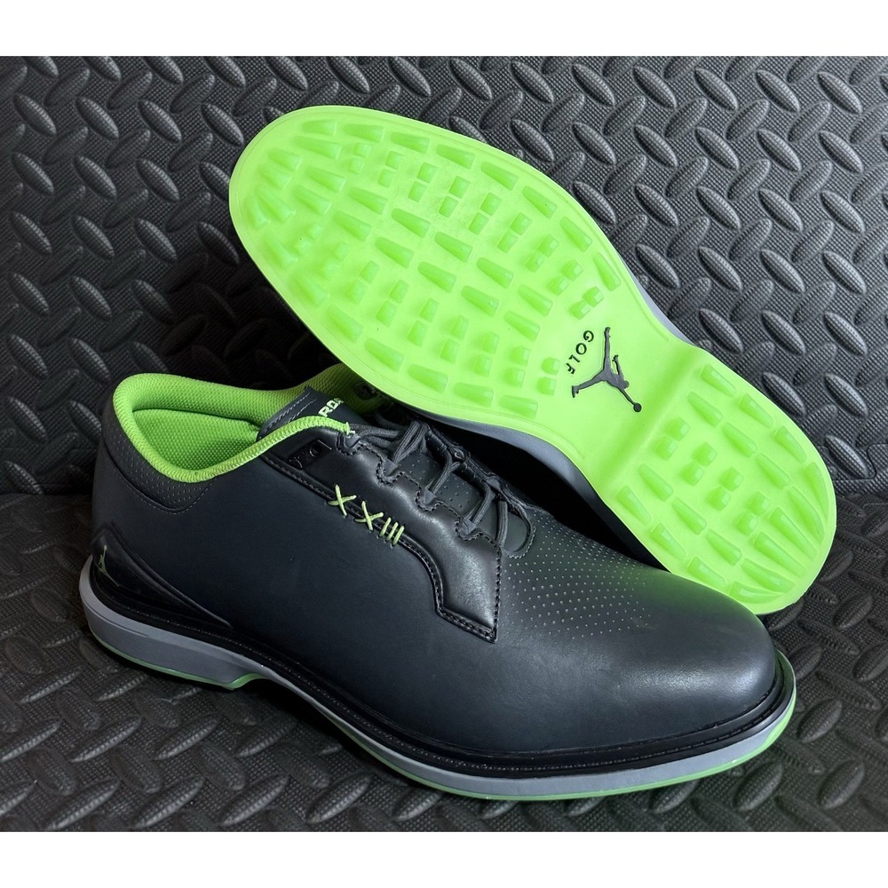 Nike Jordan ADG 5 Spikeless Golf Shoes Black Green FQ7874-002 Mens Size 13
